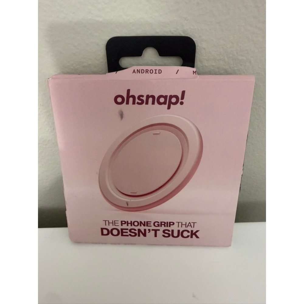 Ohsnap Snap Grip Unisex OS Pink MagSafe Magnetic Phone Stand PH-S4C-PMP-001 NWT